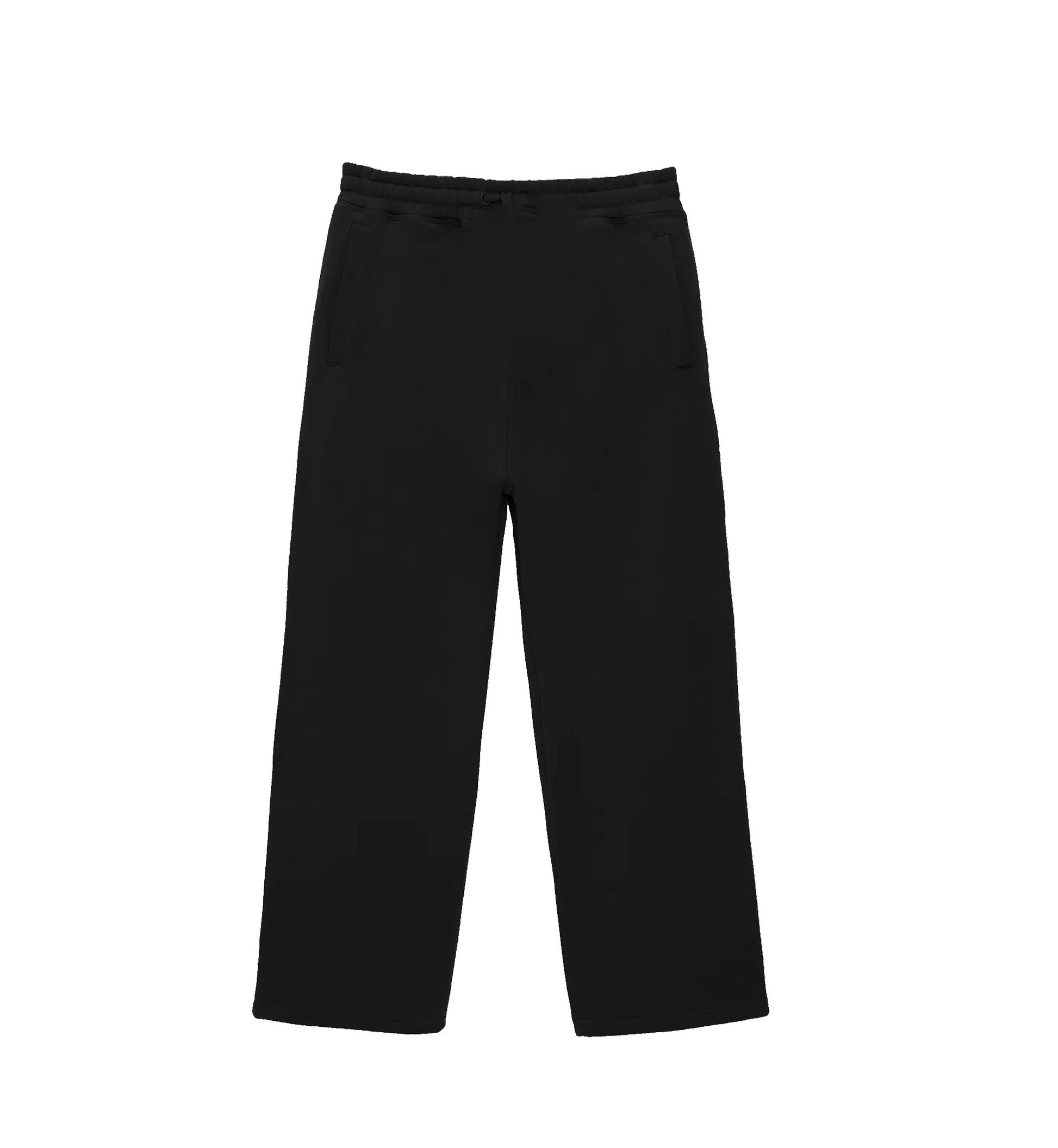 Black pants on a white background